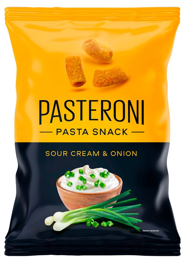 Снеки Pasteroni со вкусом сметаны и лука 55 г 70₽