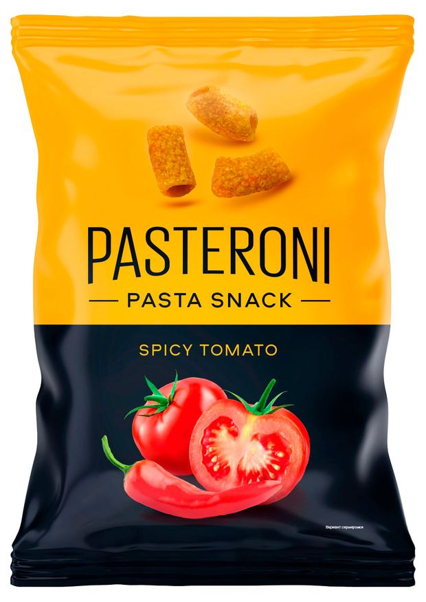 Снеки Pasteroni со вкусом томата спайси 55 г 70₽