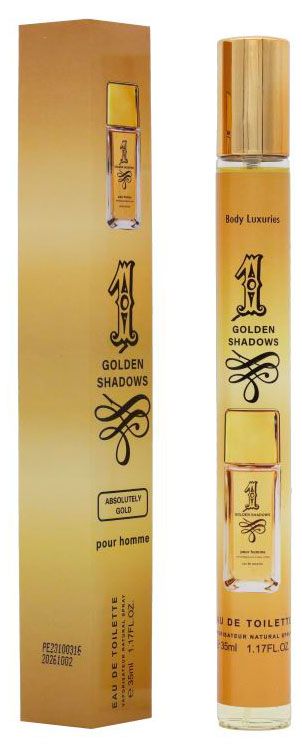 Туалетная вода для мужчин Body Luxuries Golden Shadows, 35 мл