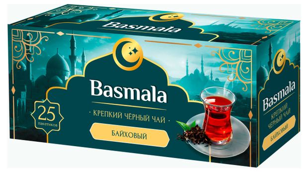 Чай черный Nadin Басмала 25 пакетиков 90₽