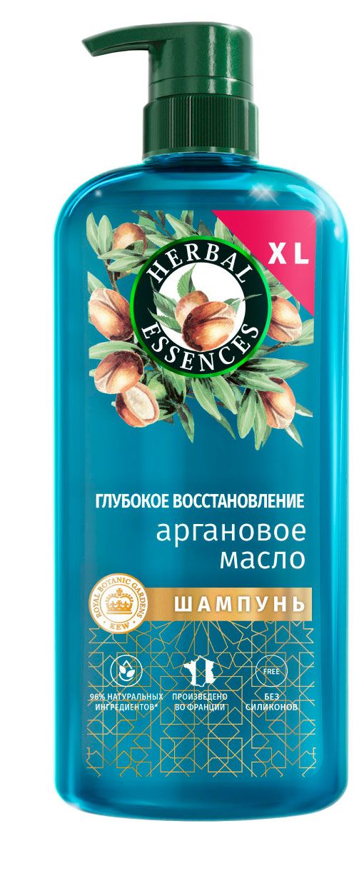 Шампунь для волос Herbal Essences глубокое восстановление с аргановым маслом Франция, 650 мл
