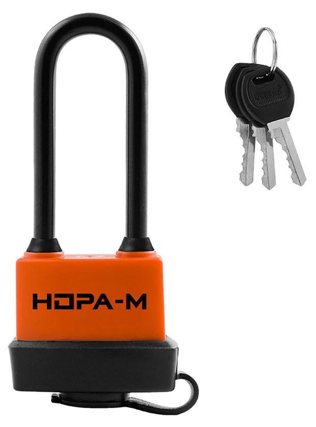 Замок навесной Нора-М всепогодный с удлиненной дужкой 45 мм, 1 шт