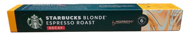 Кофе в капсулах Starbucks Nespresso blonde decaf 10 капсул Швейцария 55 г 840₽