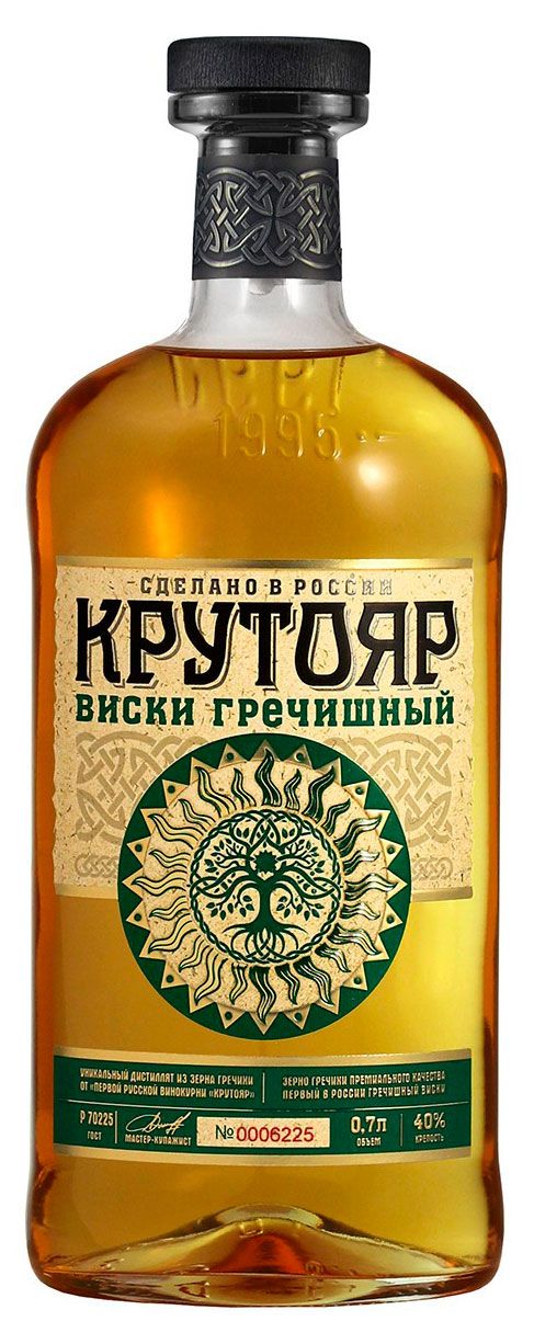 Виски Крутояр Гречишный Россия, 0,7 л