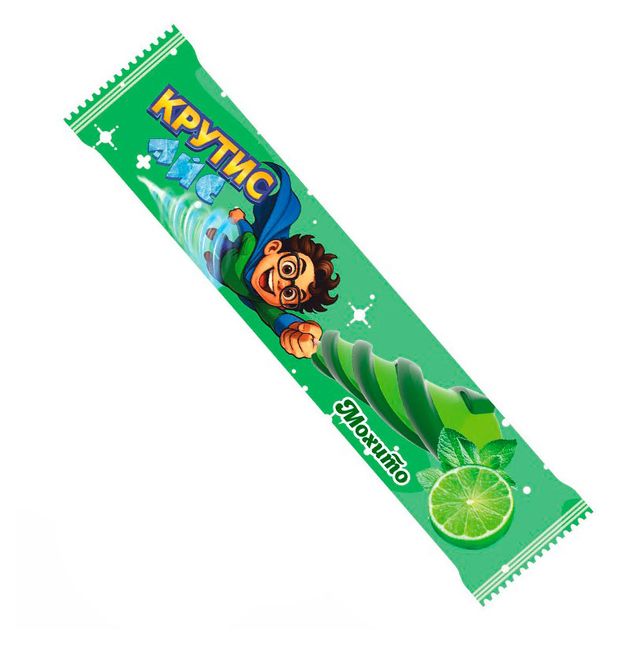 Фруктовый лед Здоровые продукты Крутис Айс яблочный со вкусом мохито, 80 г