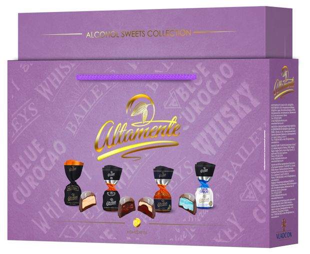 Набор конфет Altamente с алкоголем Беларусь, 370 г