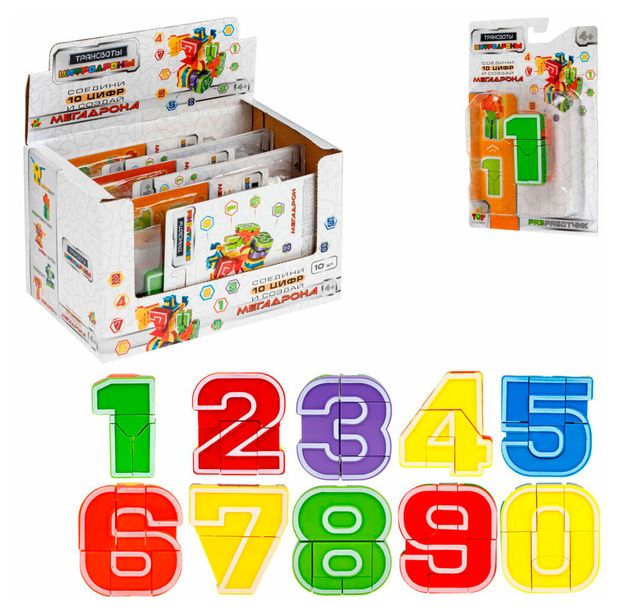 Игрушка трансформер 1TOY Цифродроны, 1 шт в ассортименте