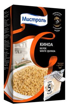 Киноа Мистраль белое в пакетиках для варки 5х80 г 350₽