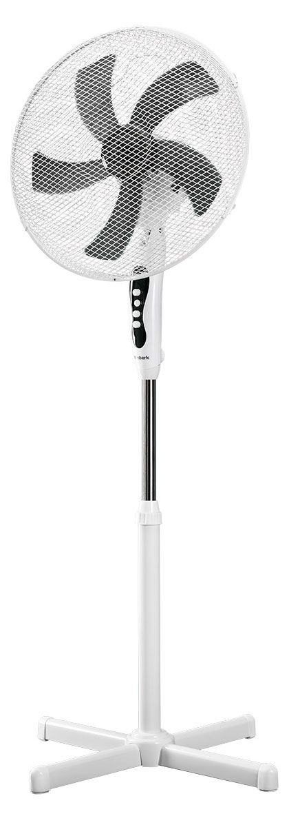 Вентилятор Timberk T-SF1601 электрический напольный 3 скорости белый