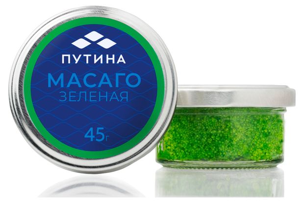 Икра масаго Путина зеленая 45 г 120₽