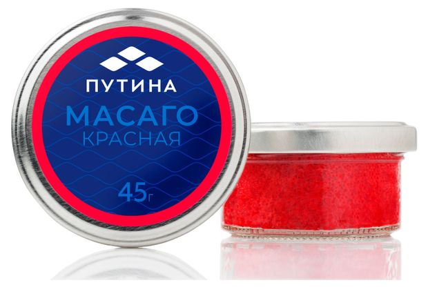 Икра масаго Путина красная 45 г 120₽