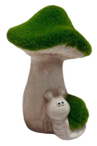 Фигура садовая Гриб и улитка 11х10х16 см 500₽