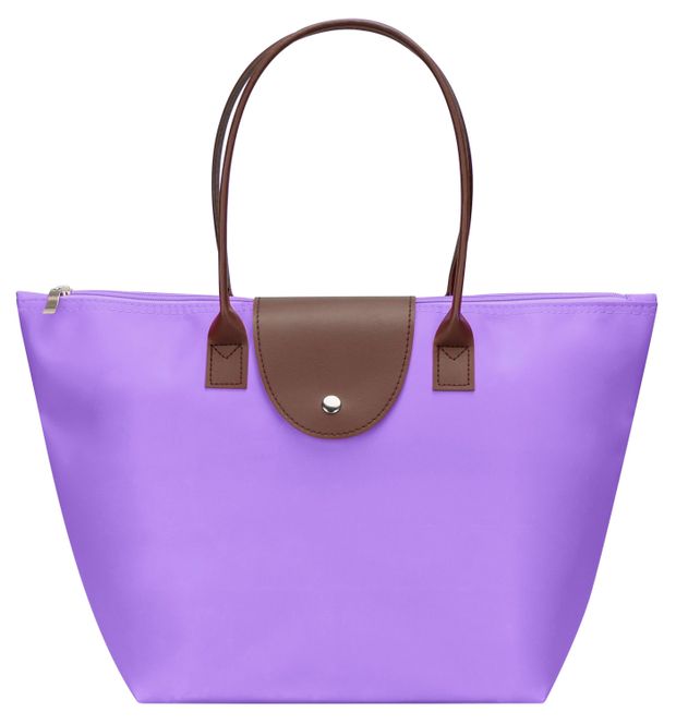 Сумка женская складная фиолетовая 400₽