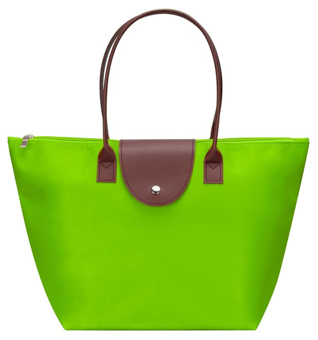 Сумка женская складная зеленая 400₽