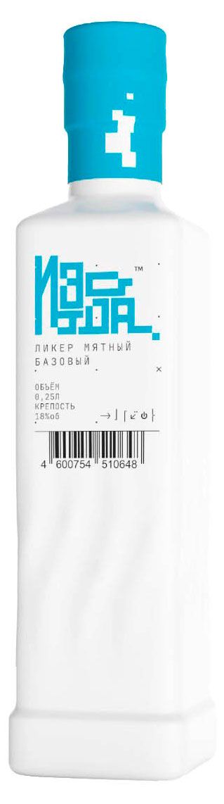 Ликер Изо Льда Мята Россия, 0,25 л