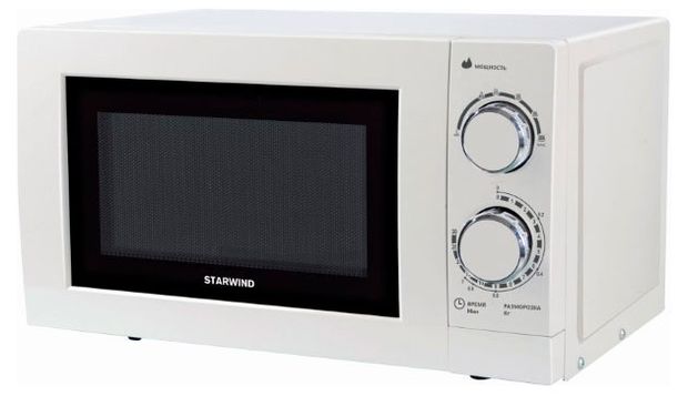 Микроволновая печь Starwind SMW3820 белая 20 л 6900₽