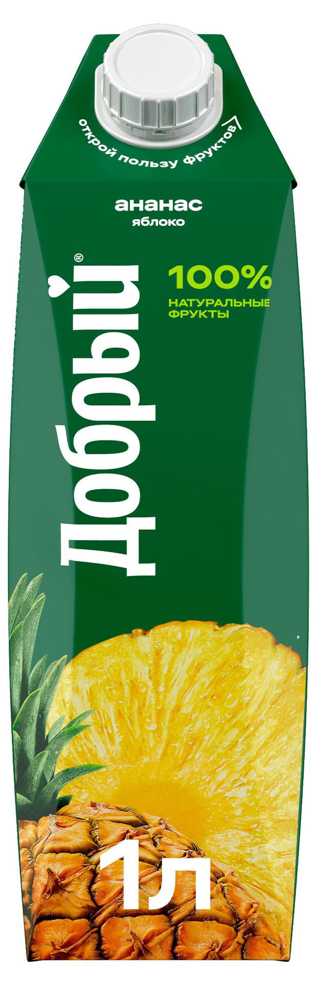 Нектар Добрый ананас яблоко, 1 л