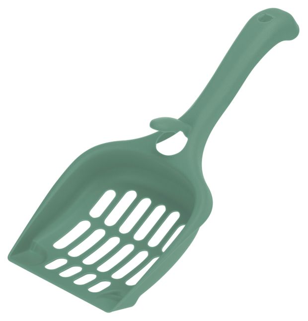 Совок для кошачьего туалета HOMECAT нефритовый, 22,5х10х5 см