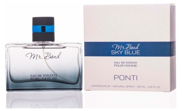 Туалетная вода мужская Ponti Parfum Mr. Bond Sky Blue, 85 мл