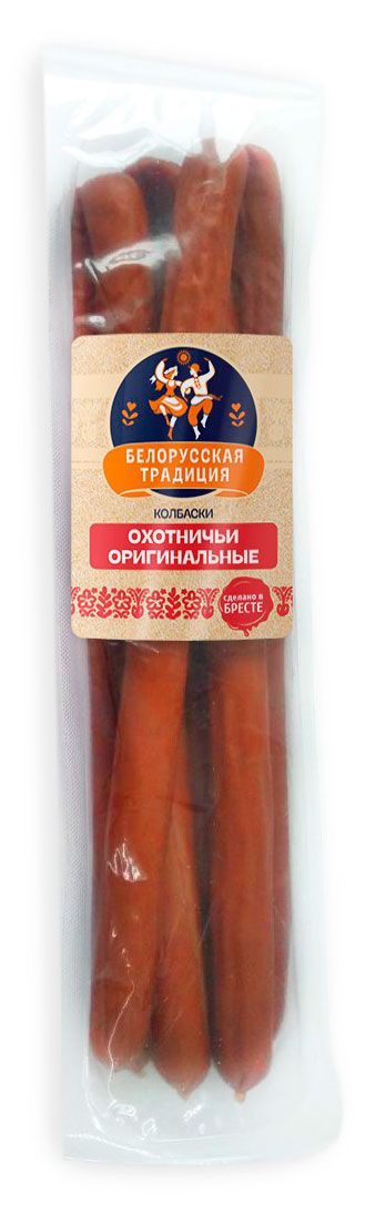 Колбаски полукопченые Белорусская традиция Охотничьи Беларусь 300 г 1000₽