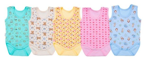 Боди-майка для новорожденных Гам, р.48/74 в ассортименте