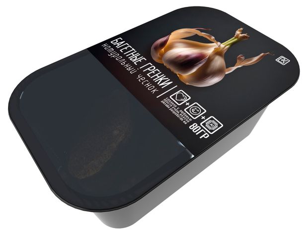 Гренки багетные ВКУСНОКУБ со вкусом чеснок, 80 г