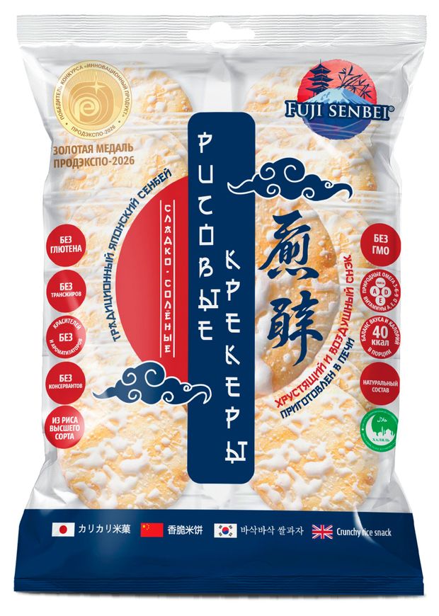 Крекеры рисовые Fuji Senbei сладко-соленые, 106 г