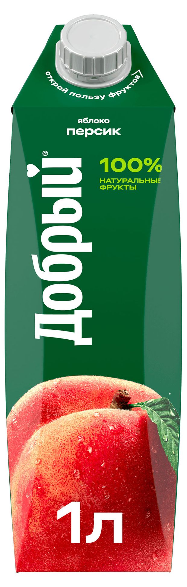 Напиток сокосодержащий Добрый Персик-Яблоко, 1 л