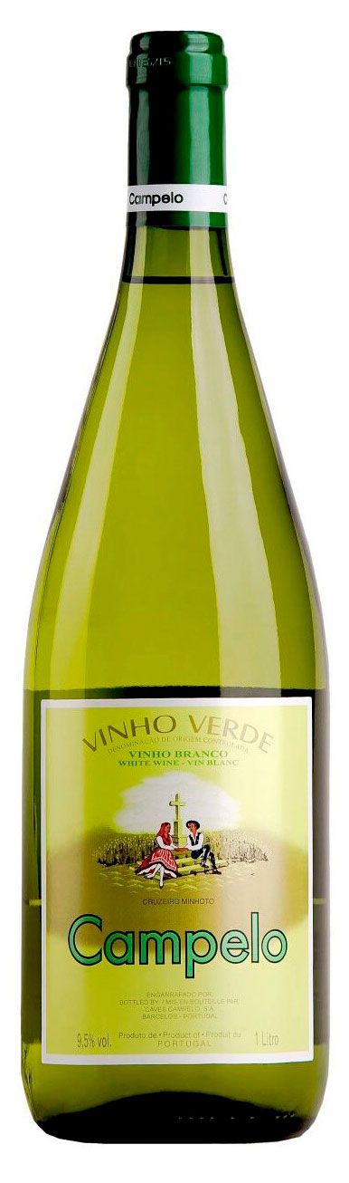Вино Campelo Vinho Verde белое полусухое Португалия, 1 л