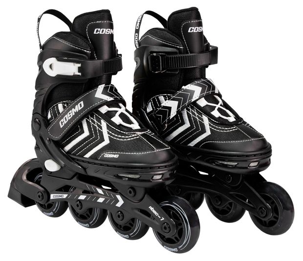 Ролики Cosmoride Freerider черно-белые р39-42 2600₽