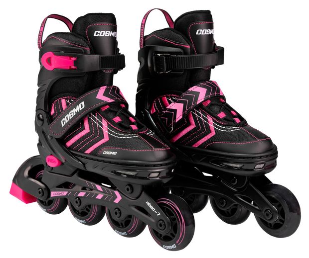 Ролики Cosmoride Freerider черно-розовые р35-38 2600₽