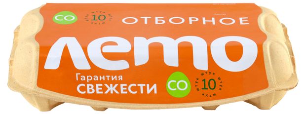 Яйца куриные Лето С0 коричневое 10 шт 140₽