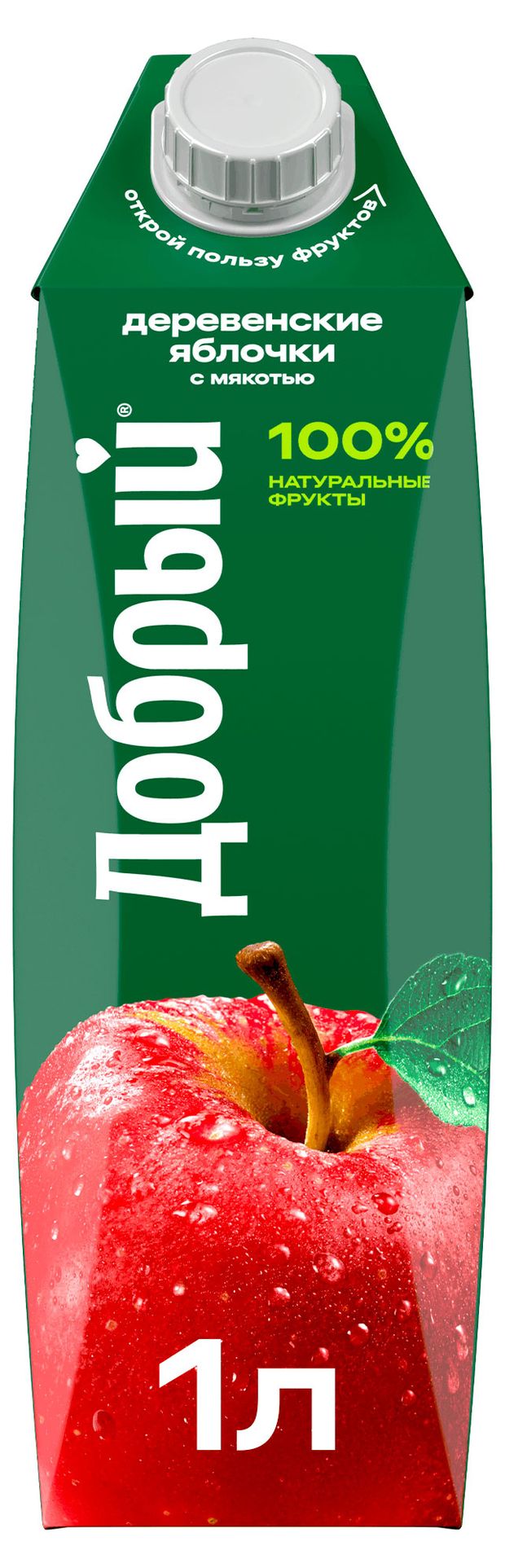 Нектар Добрый Деревенские яблочки 1 л 130₽