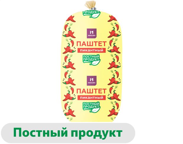 Продукт растительный Микоян Паштет Пикантный постный охлажденный 150 г 120₽