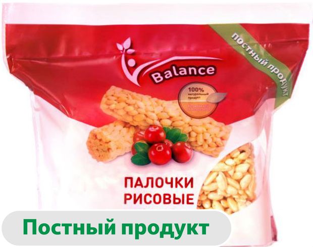 Палочки рисовые Lope Lope с клюквой на фруктозе постные без дрожжей 70 г 74₽