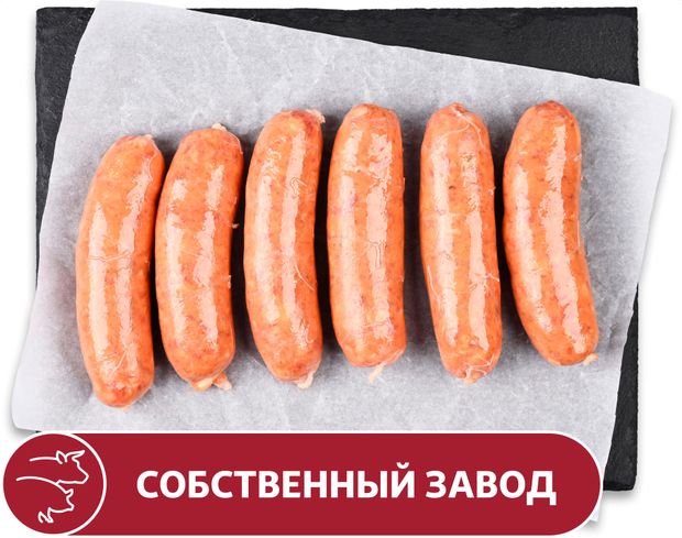 Купаты дачные из свинины фермерской АШАН охлажденные вес 430₽