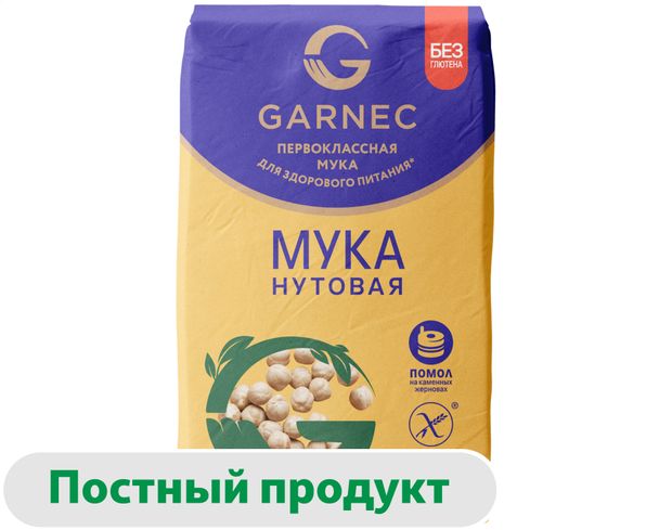 Мука нутовая Garnec без глютена, 400 г