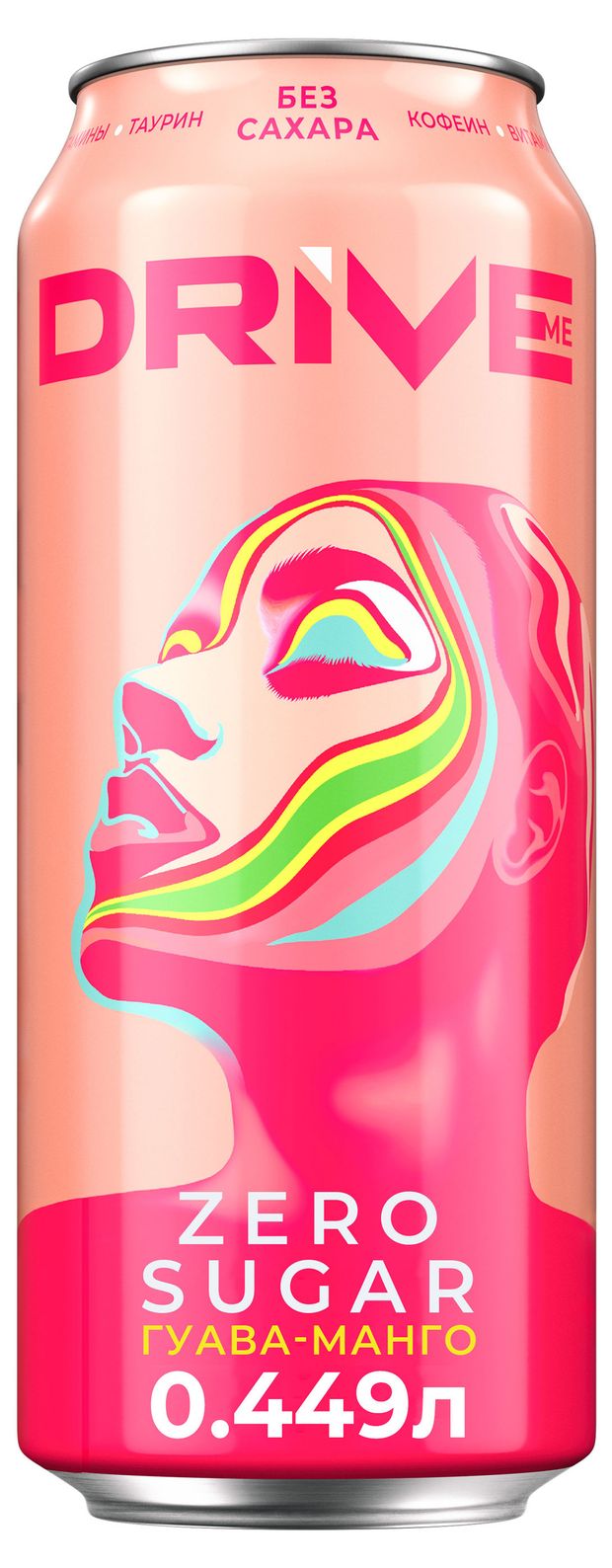 Напиток энергетический Drive Me Zero Sugar Гуава Манго без сахара 449 мл 83₽