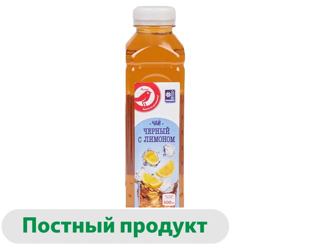 Чай черный холодный АШАН Красная птица со вкусом Лимон 500 мл 95₽