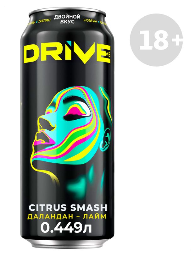 Напиток энергетический Drive Me Citrus smash 449 мл 83₽