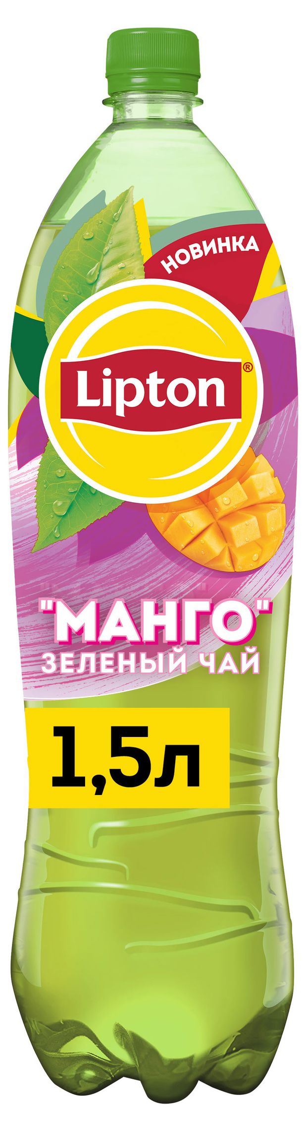Чай зеленый Lipton Манго, 1,5 л