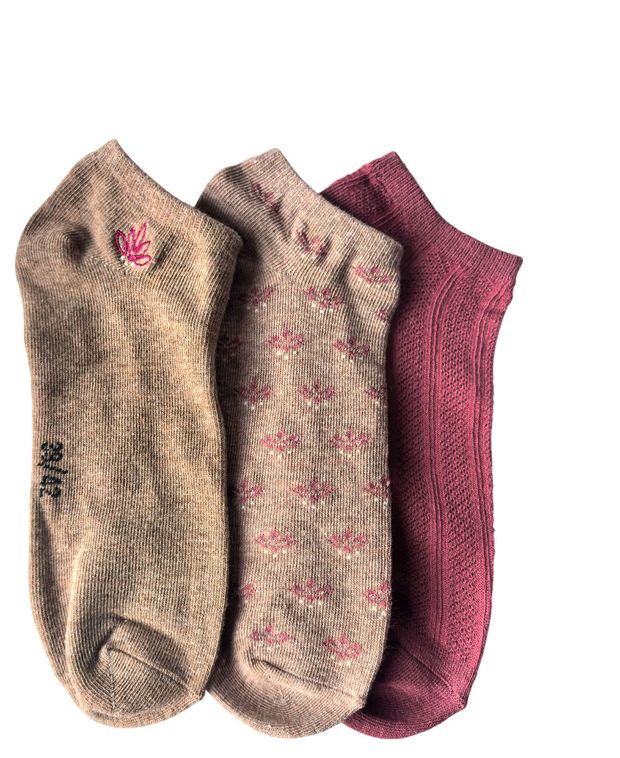 Носки женские InExtenso укороченные 3 пары, р 35/38-39/42