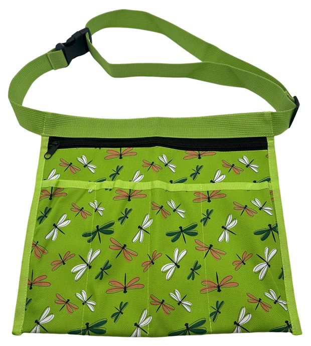 Фартук садовый с карманами Стрекозы, 27х30 см