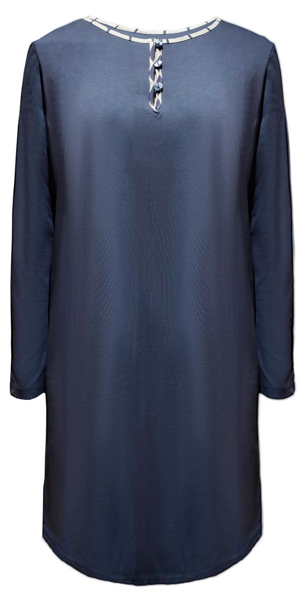 Сорочка женская InExtenso темно-синяя, р.S-XXL