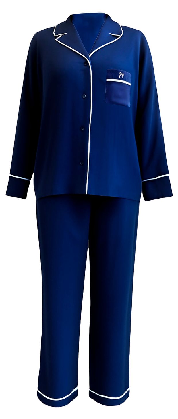 Пижама женская InExtenso темно-синяя, р.S-XXL