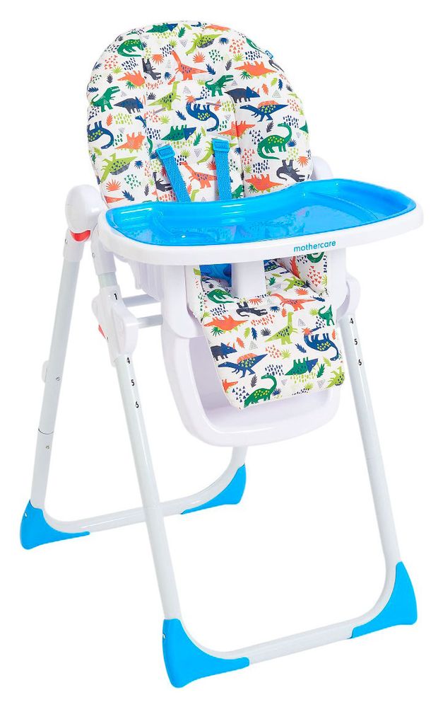 Стул для кормления Mothercare голубой, 1 шт