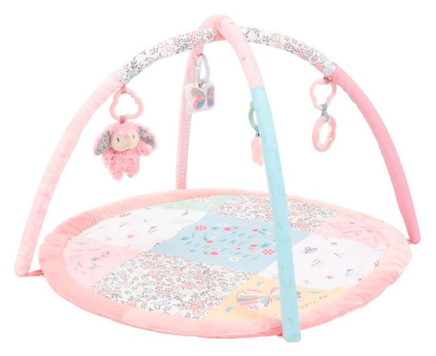 Коврик развивающий Mothercare Зайчонок с подвесными игрушками, 80х60х80 см