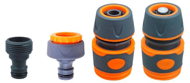 Комплект коннекторов для шланга Garden Star 1/2", 4 шт