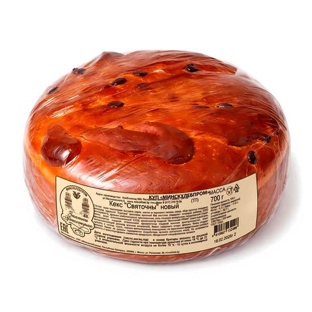 Кекс Знатны пачастунак Святочный новый Беларусь, 700 г