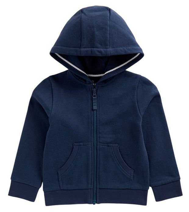 Толстовка для мальчика Mothercare синяя, р.80-140